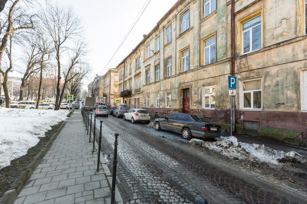 Апартаменти біля Оперного Театру, для двох гостей, по вул. Гонти 4/3а Львов Экстерьер фото